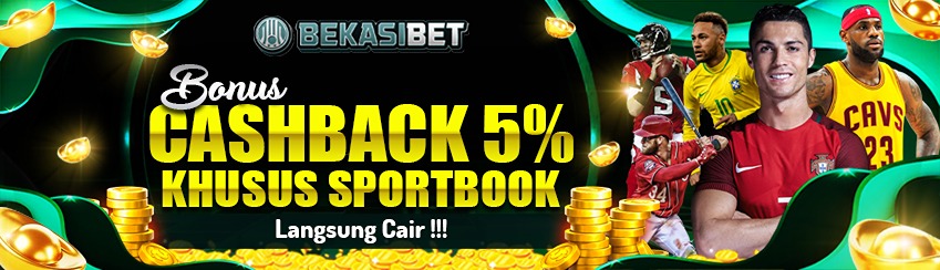 CASHBACK SPORTBOOK MINGGUAN 5% 