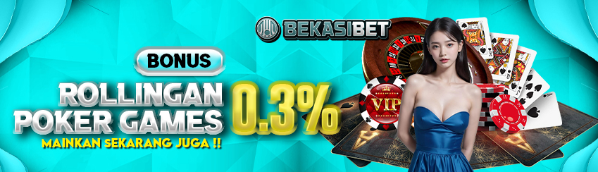 ROLLINGAN POKER MINGGUAN 0.3%