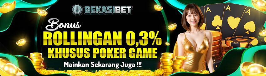 ROLLINGAN POKER MINGGUAN 0.3%