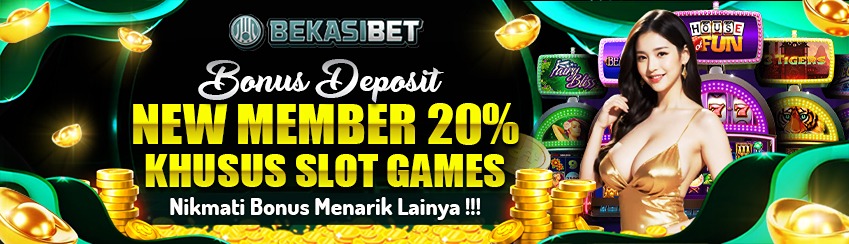 BONUS NEW MEMBER SLOT 20% 