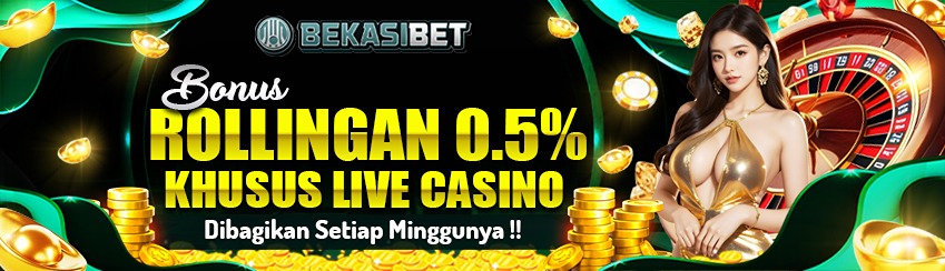 ROLLINGAN LIVE CASINO MINGGUAN 0.5%